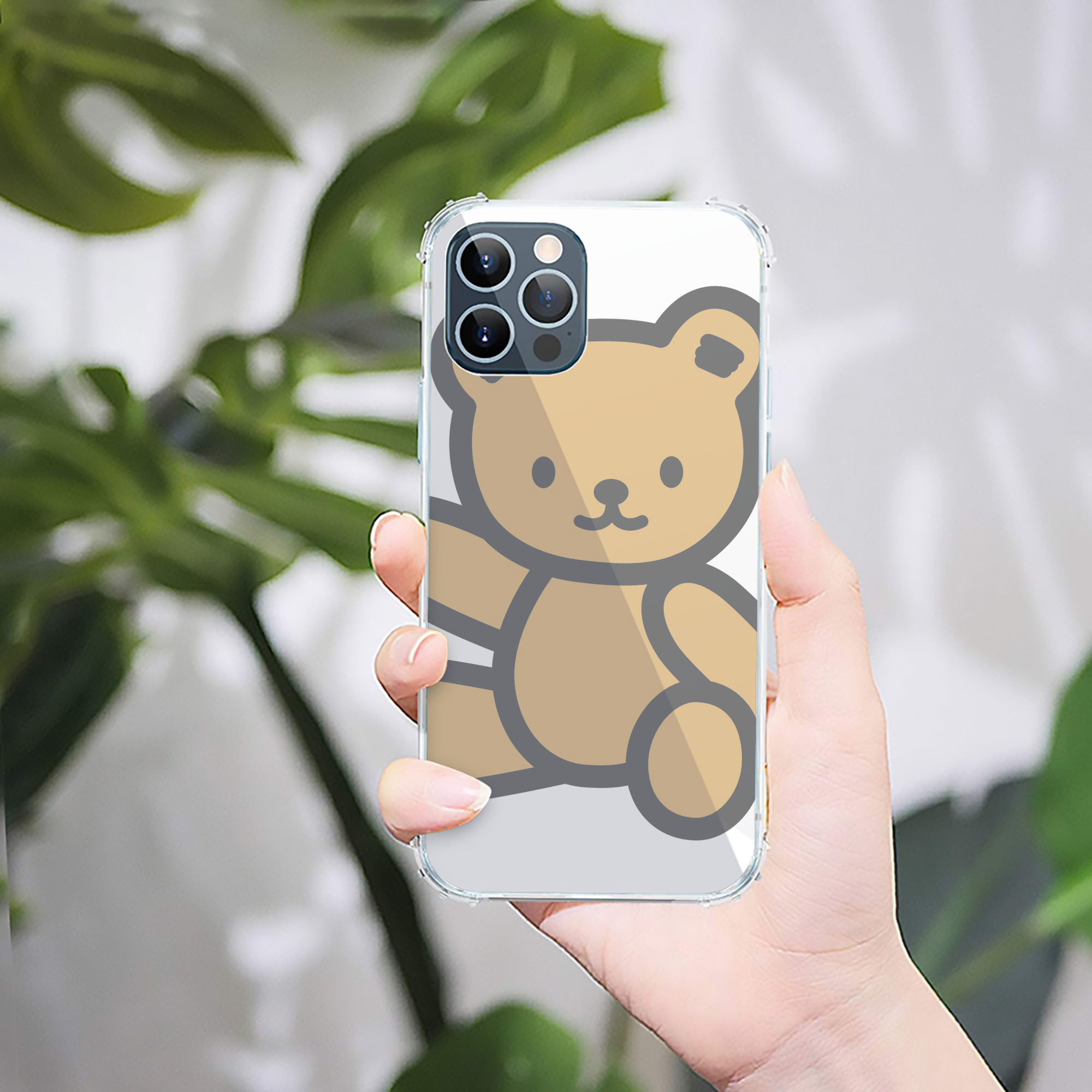 （画像用） Hello Kitty ハローキティ 【iPhone 12シリーズ対応】透明スマホケース（クリアソフトケース）